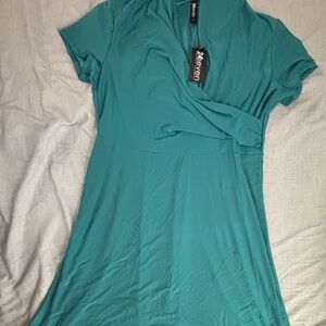 Teal Midi Dress by Vertigo